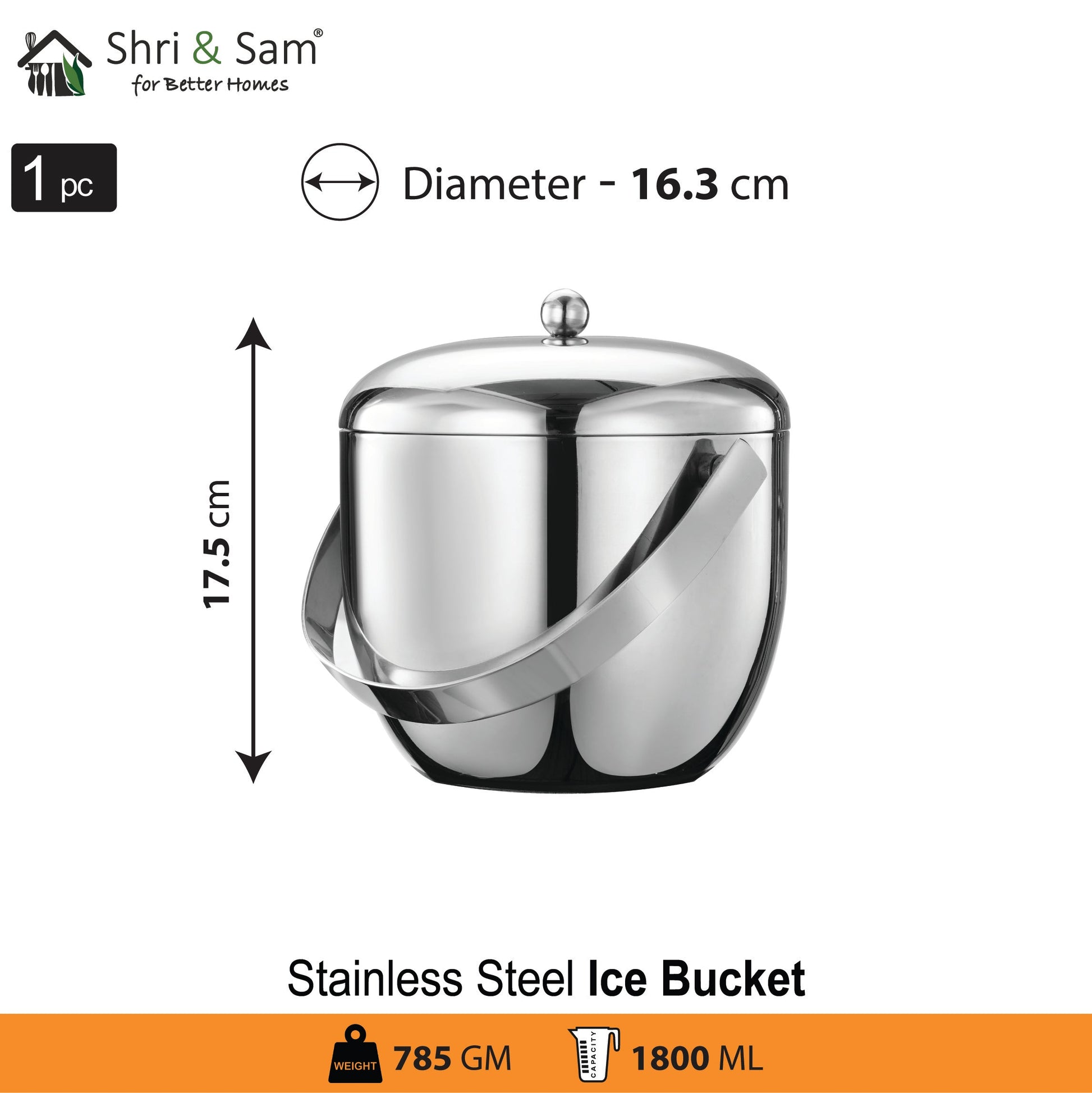 Stainless Steel Champion Ice Bucket