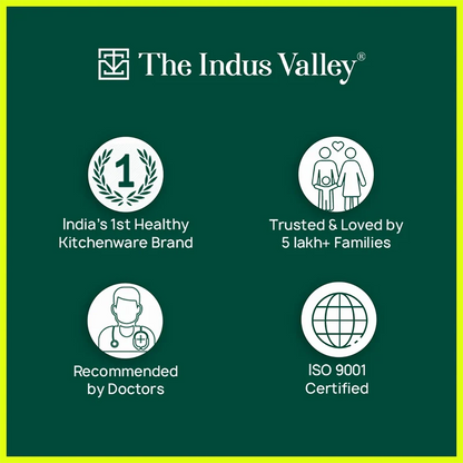 100% Pure Sheet Iron Tawa, Wooden Handle, Seasoned, Toxin-free, Induction, 26cm, 1kg