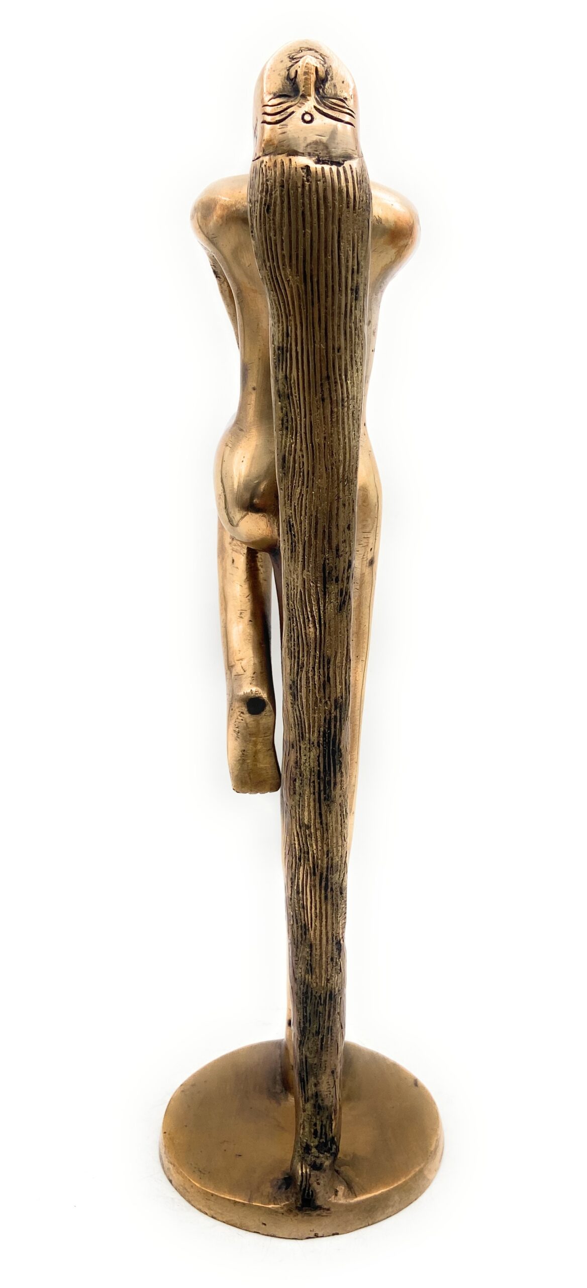 Bhunes Brass Modern Art | Arts | Brass Awards | Brass Trophy | Brass Lady | Home Decor| Decoratives,Gold, 14.5 Inch, 1 Piece