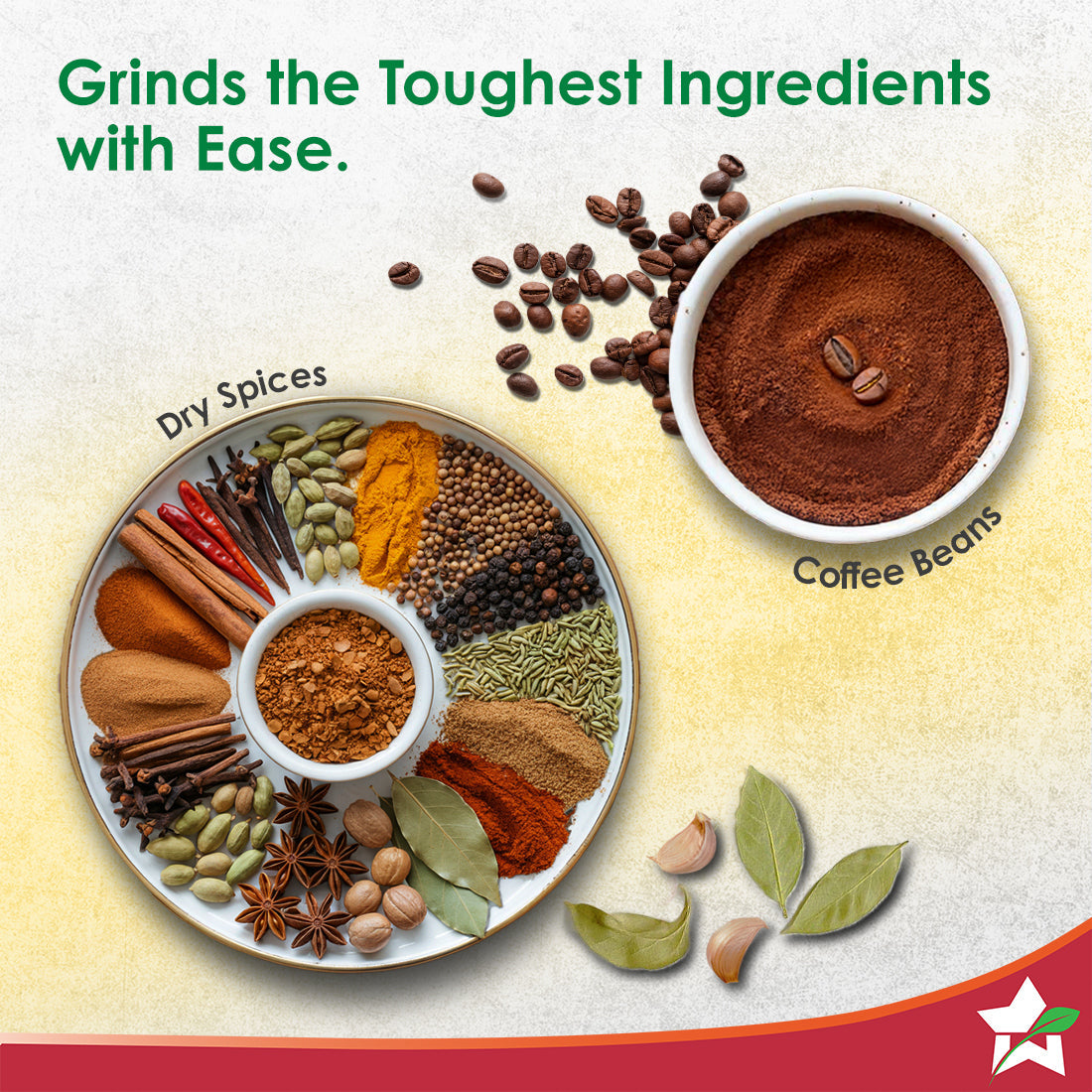 Nutri-blend 500W Mixer Grinder, 22000 RPM Motor, Smoothie Maker, Masala Grinder, Chutney Blender, 3 Unbreakable Jars, Recipe Book by Chef Sanjeev Kapoor, 2 Yr Warranty, Black