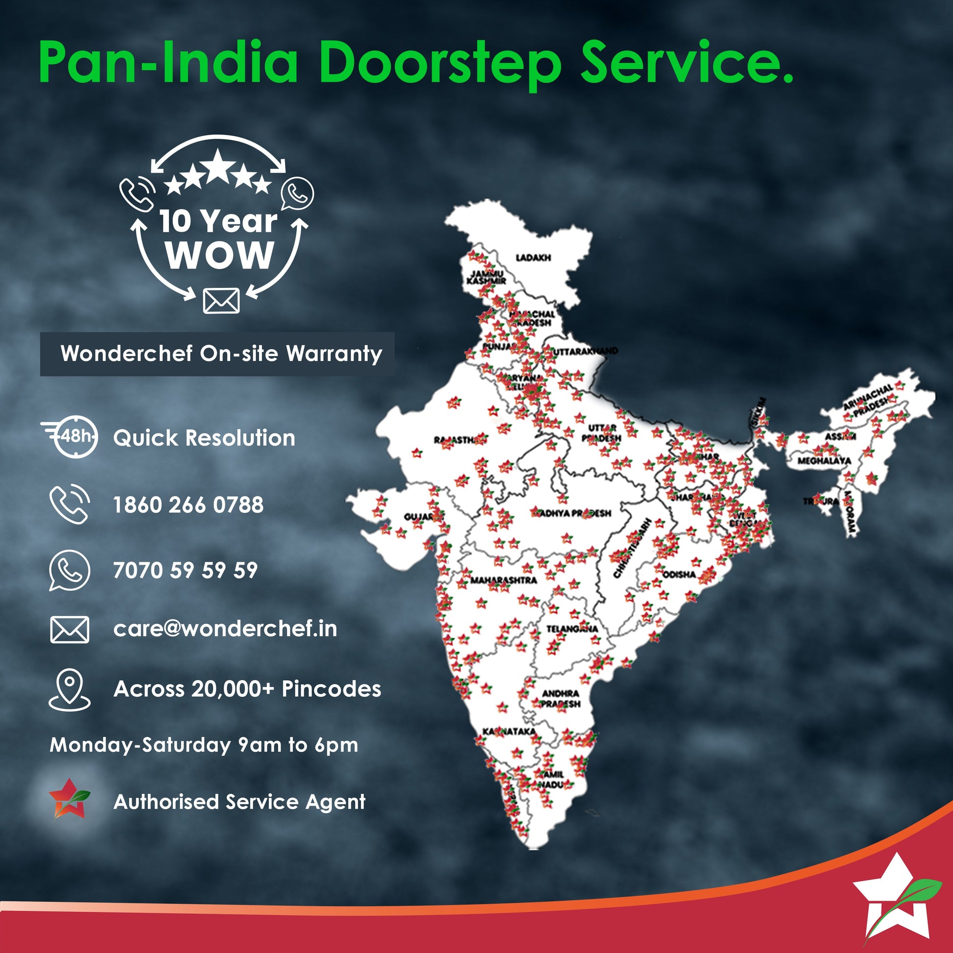 Ferro Light-weight Cast-iron Deep Kadhai, 18cm, 40% Lighter, Pre-seasoned with 100% Vegetable Oil, Non-toxic, Chemical-free, Induction-friendly, Long Cool-touch Wood Handles, 10-Yr Warranty