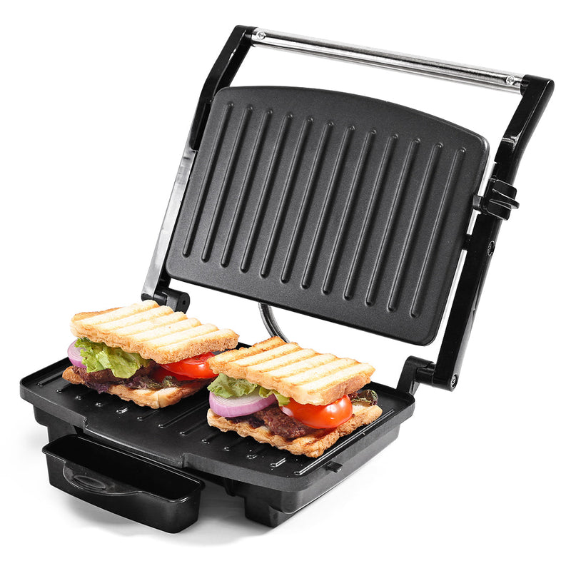 Wonderchef Essenza Contact Grill | 400W | Dual-side Heating | Non-stick Grill Plates | Oil Collector Tray | LED Indicato