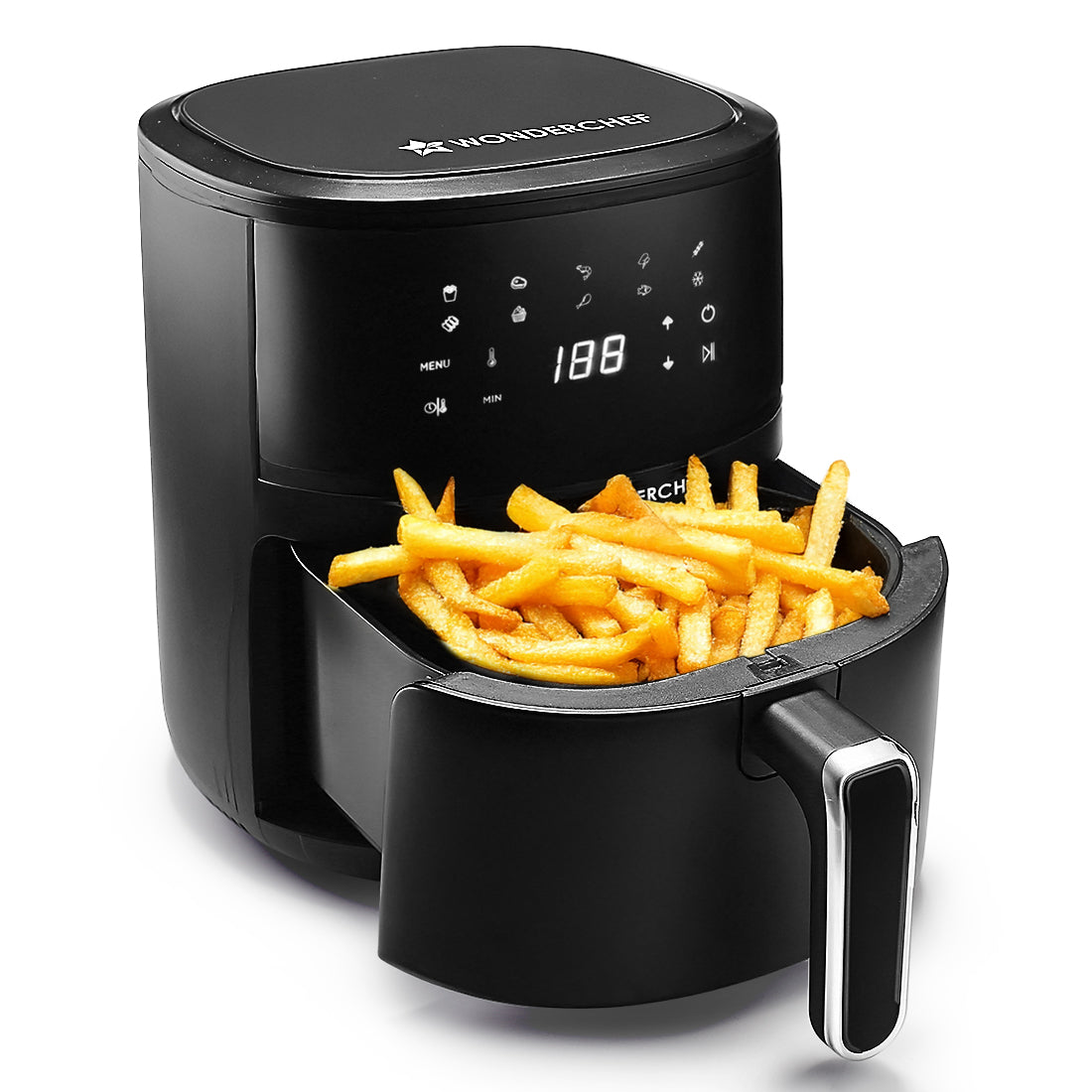 Neo Pro Digital Air Fryer | 4.5L | 1300W | Rapid Air Technology | 10 Pre-Set Functions | Temperature and Time Control | Automatic Shut-Off | Compact Design | 2-Year Warranty