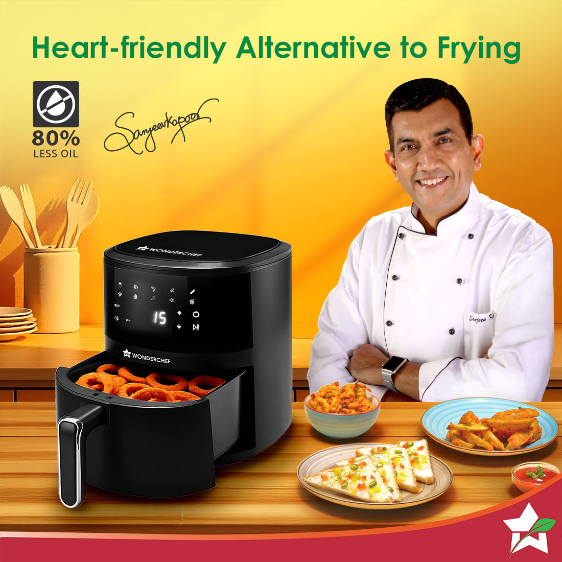 Neo Pro Digital Air Fryer | 4.5L | 1300W | Rapid Air Technology | 10 Pre-Set Functions | Temperature and Time Control | Automatic Shut-Off | Compact Design | 2-Year Warranty