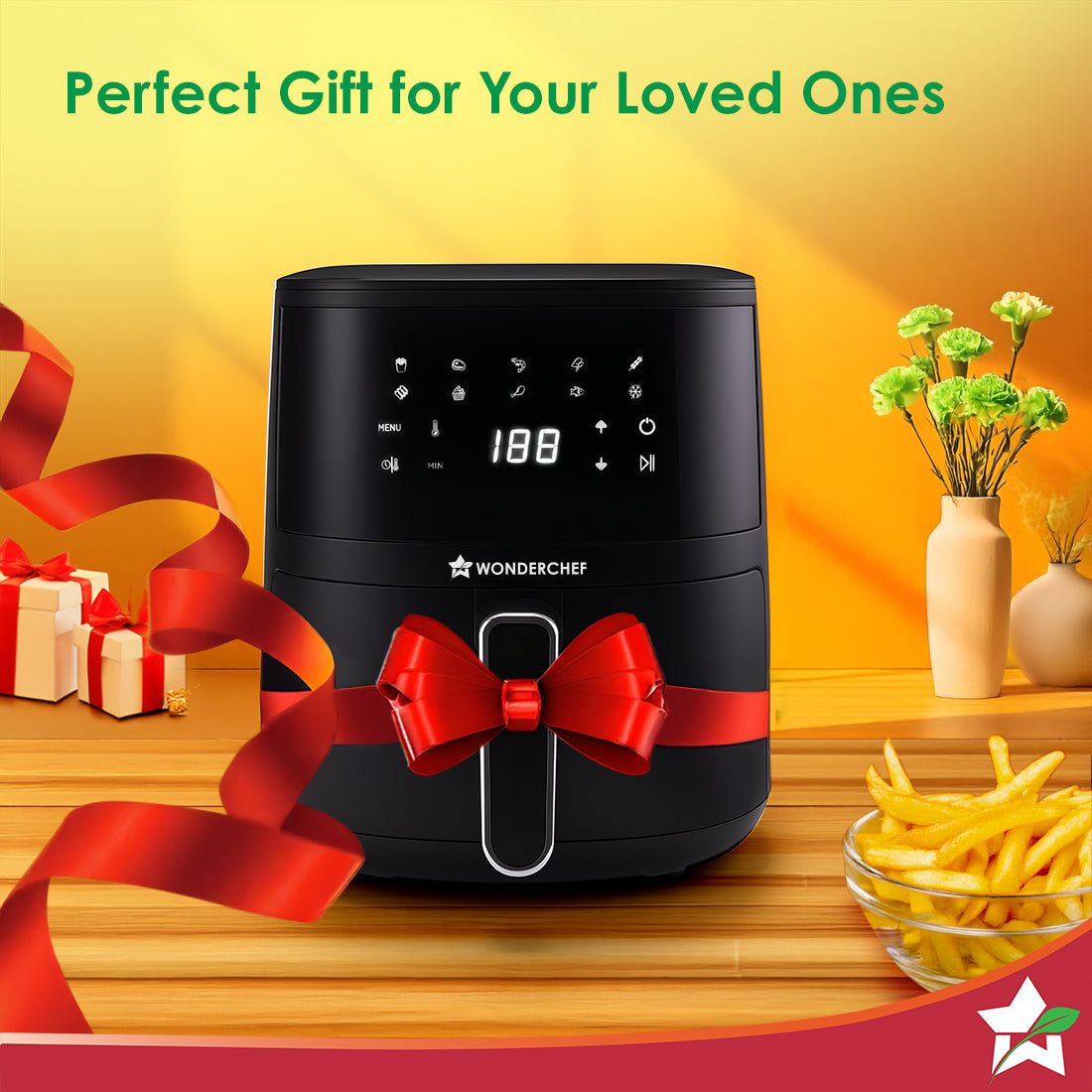 Neo Pro Digital Air Fryer | 4.5L | 1300W | Rapid Air Technology | 10 Pre-Set Functions | Temperature and Time Control | Automatic Shut-Off | Compact Design | 2-Year Warranty