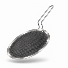 Wonderchef PremiumPro Triply Stainless-steel Roti Tawa 28cm for Kitchen, Toxin-free Non-stick HexaGlide Coating, Metal S