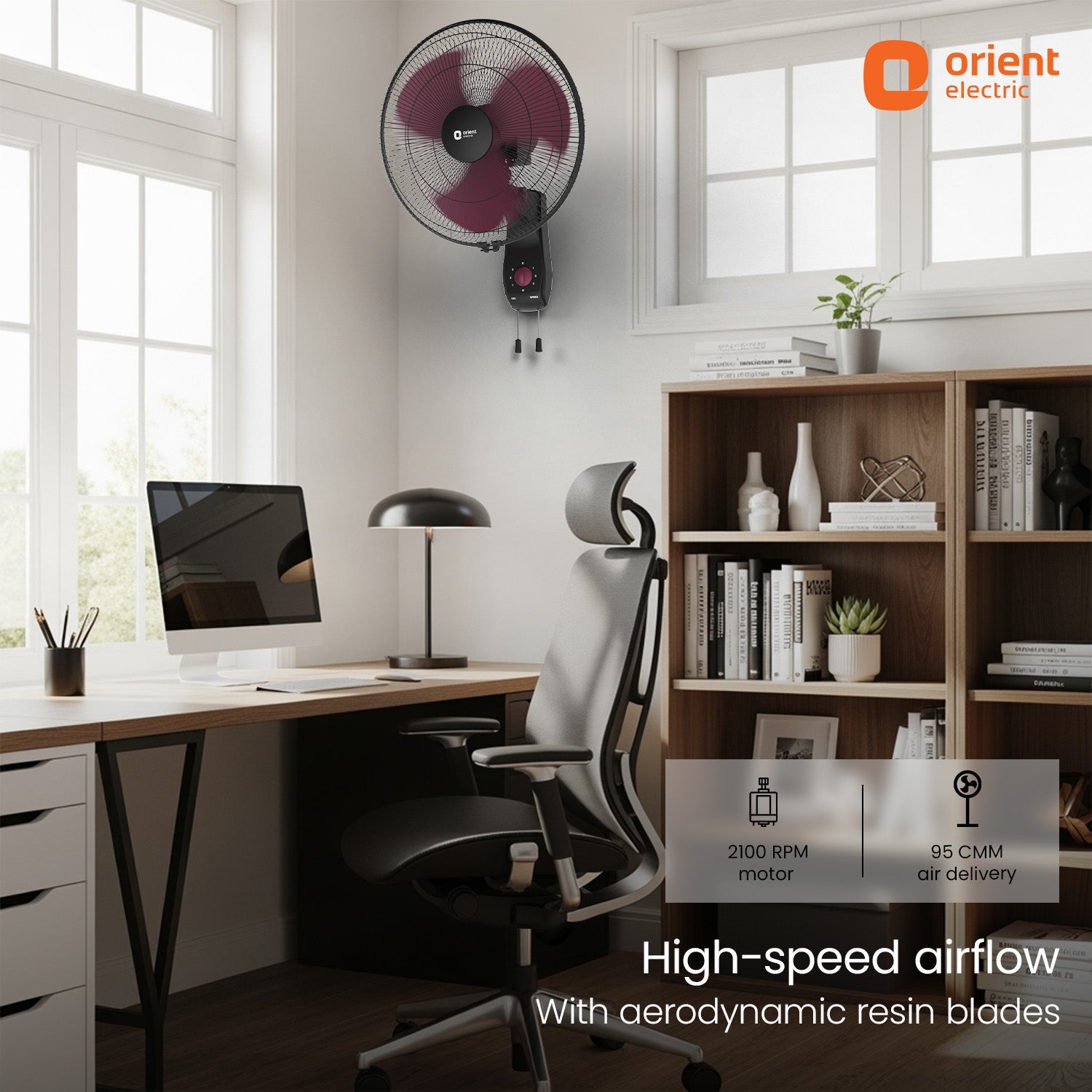 400MM Wall 47 3-in-1 High Speed Wall Fan | Ideal for Large Area |