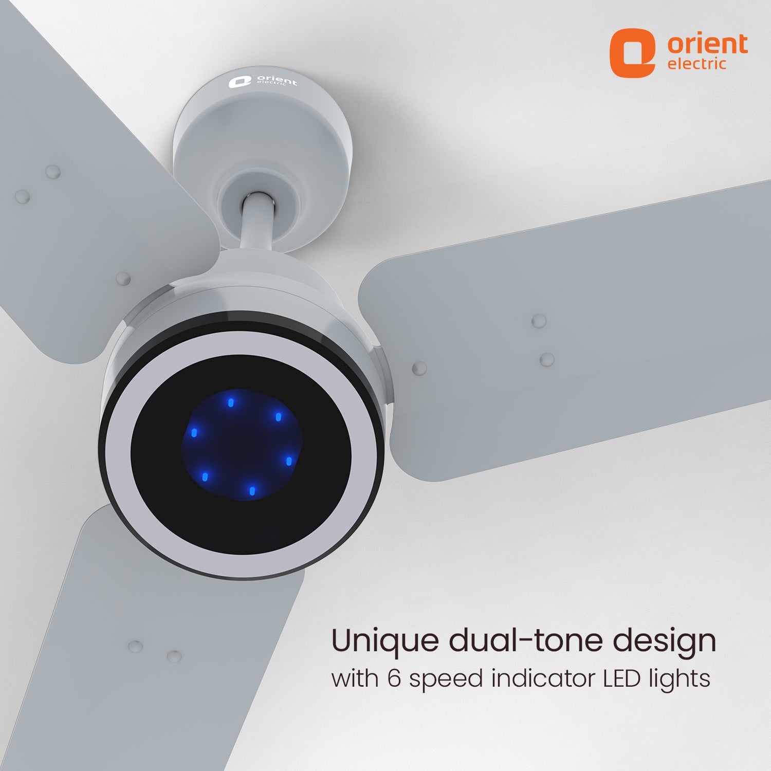 Ecotech Prime CX 5 Star BLDC Ceiling Fan with LED Indicator Light