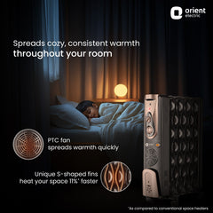 Comforter Collection 2500W /9 Fin Oil Filled Room Heater