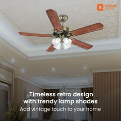 Subaris Underlight Premium Ceiling Fan with Remote | 2-year Warranty