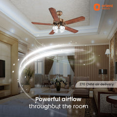 Subaris Underlight Premium Ceiling Fan with Remote | 2-year Warranty