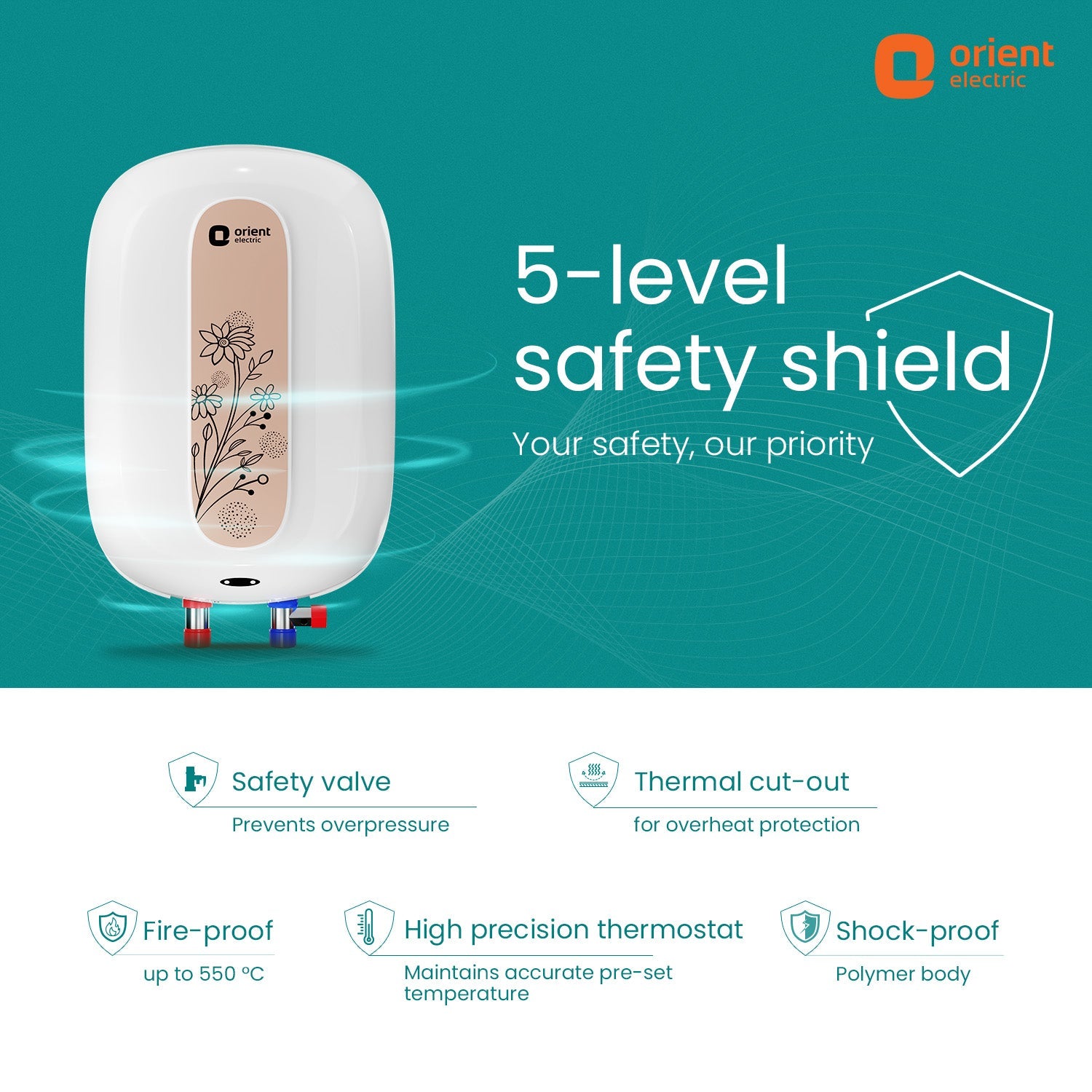 Calidus Pro 5.5L Instant Water Heater (Geyser)