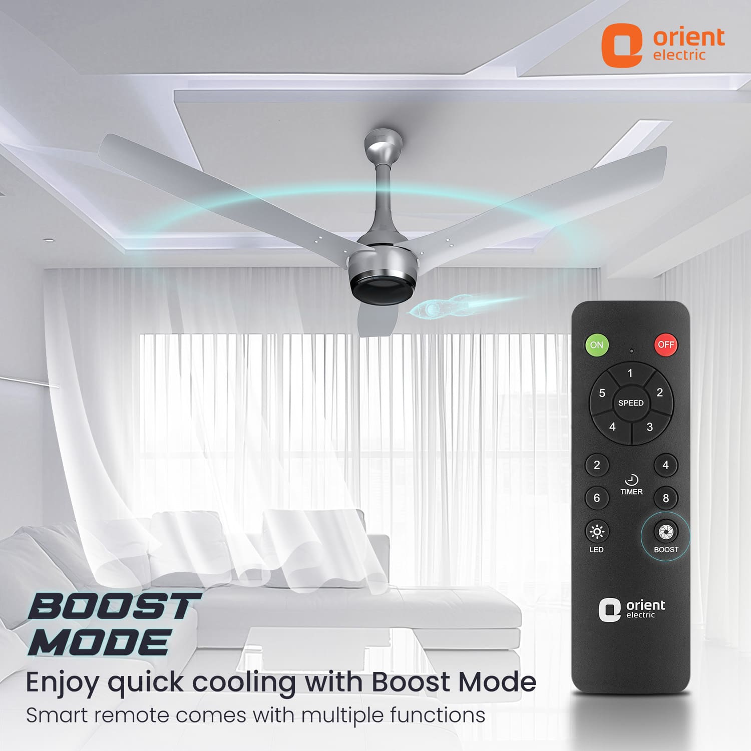 Aeon Antidust BLDC Ceiling Fan |  5-YEAR WARRANTY