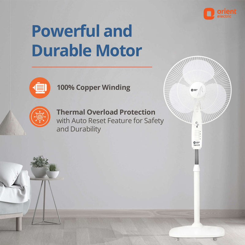400MM Stand 32 Pedestal Fan