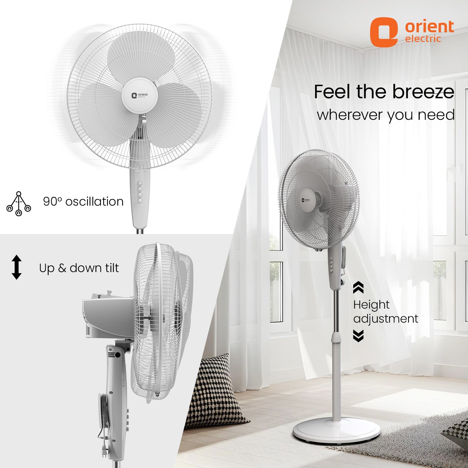 400MM Stand 31 Neo Stand Fan