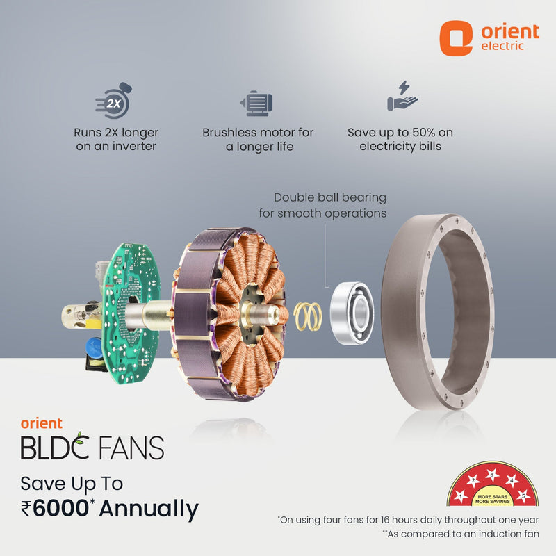 Proton BLDC Fan with Remote | 3-Year Warranty