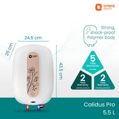 Calidus Pro 5.5L Instant Water Heater (Geyser)