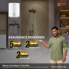 Ecoswift Pro Water Heater (Geyser) | Rust Proof Water Heater for Home Bathroom | 5 Years Warranty