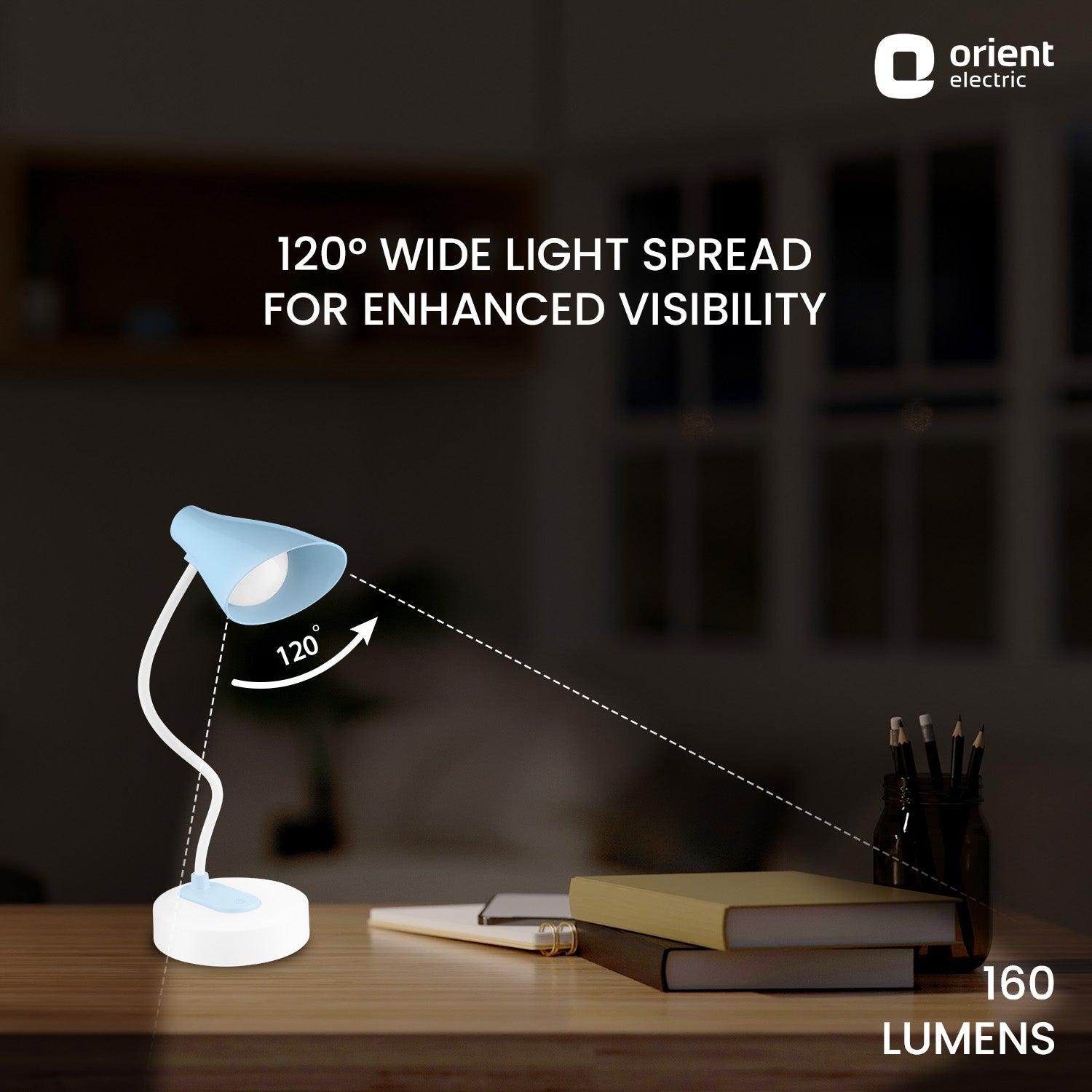 Crescent Emergency LED Desk Lamp