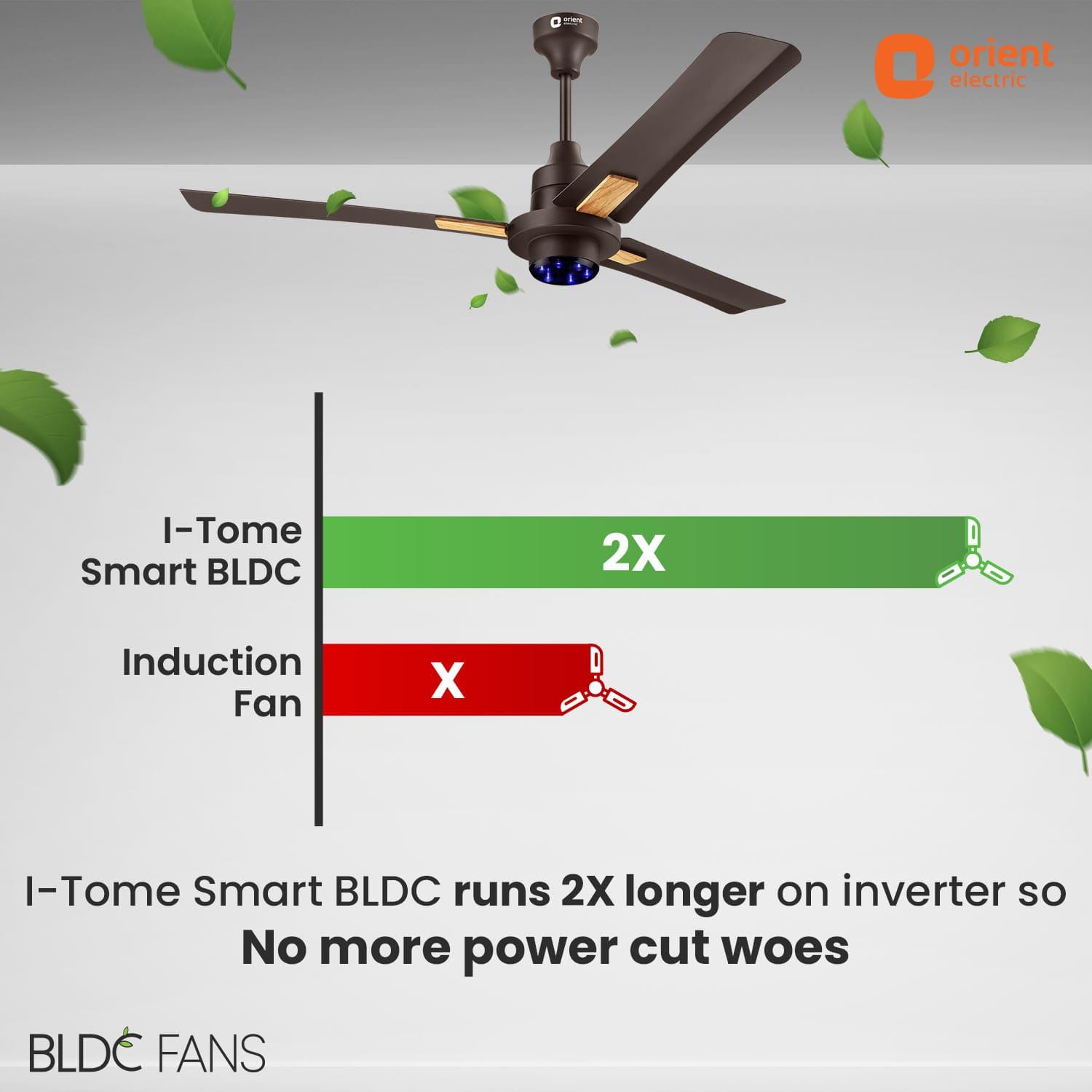 I Tome Smart BLDC Ceiling Fan | 3-Year Warranty