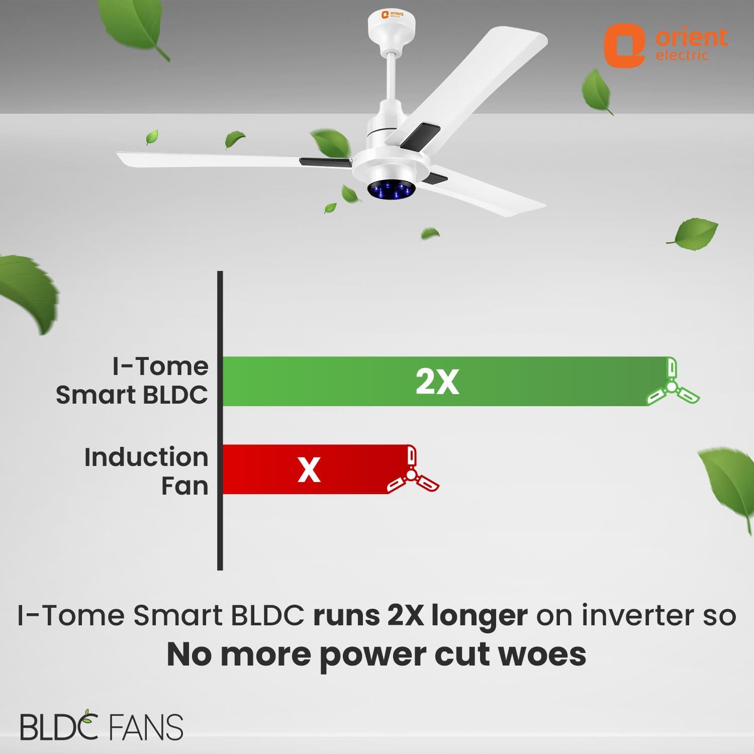 I Tome Smart BLDC Ceiling Fan | 3-Year Warranty