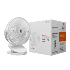 Orbis 5'' Personal Fan | 360 Degree Rotation | Chargeable Portable Fan
