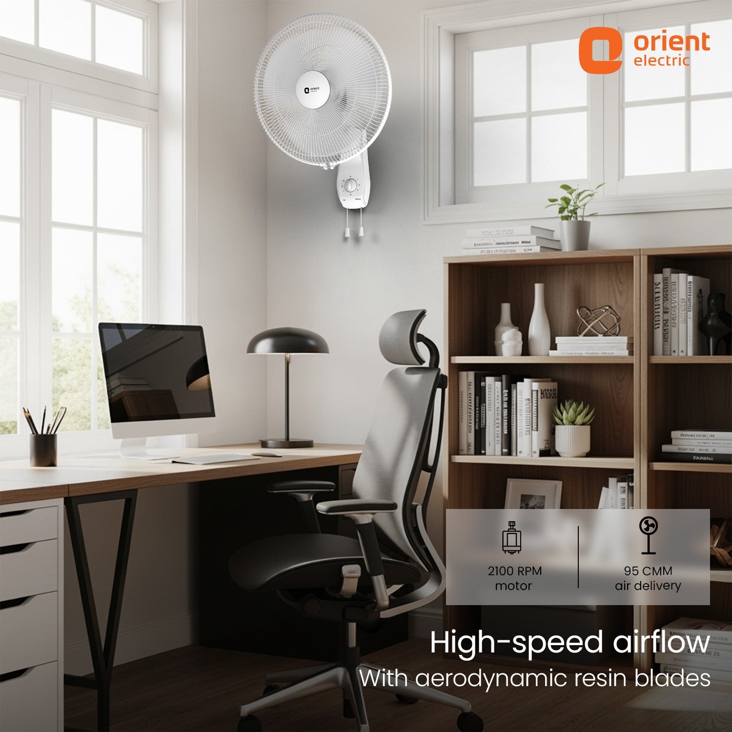 400MM Wall 47 3-in-1 High Speed Wall Fan | Ideal for Large Area |