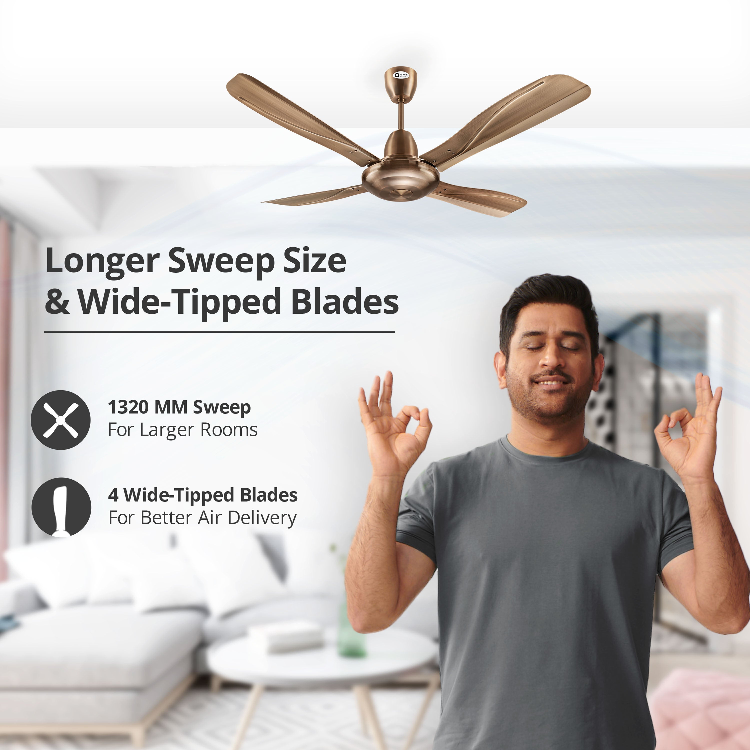 Stallion 4 Blade Ceiling Fan