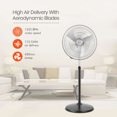 Tornado-II 450mm Pedestal Fan