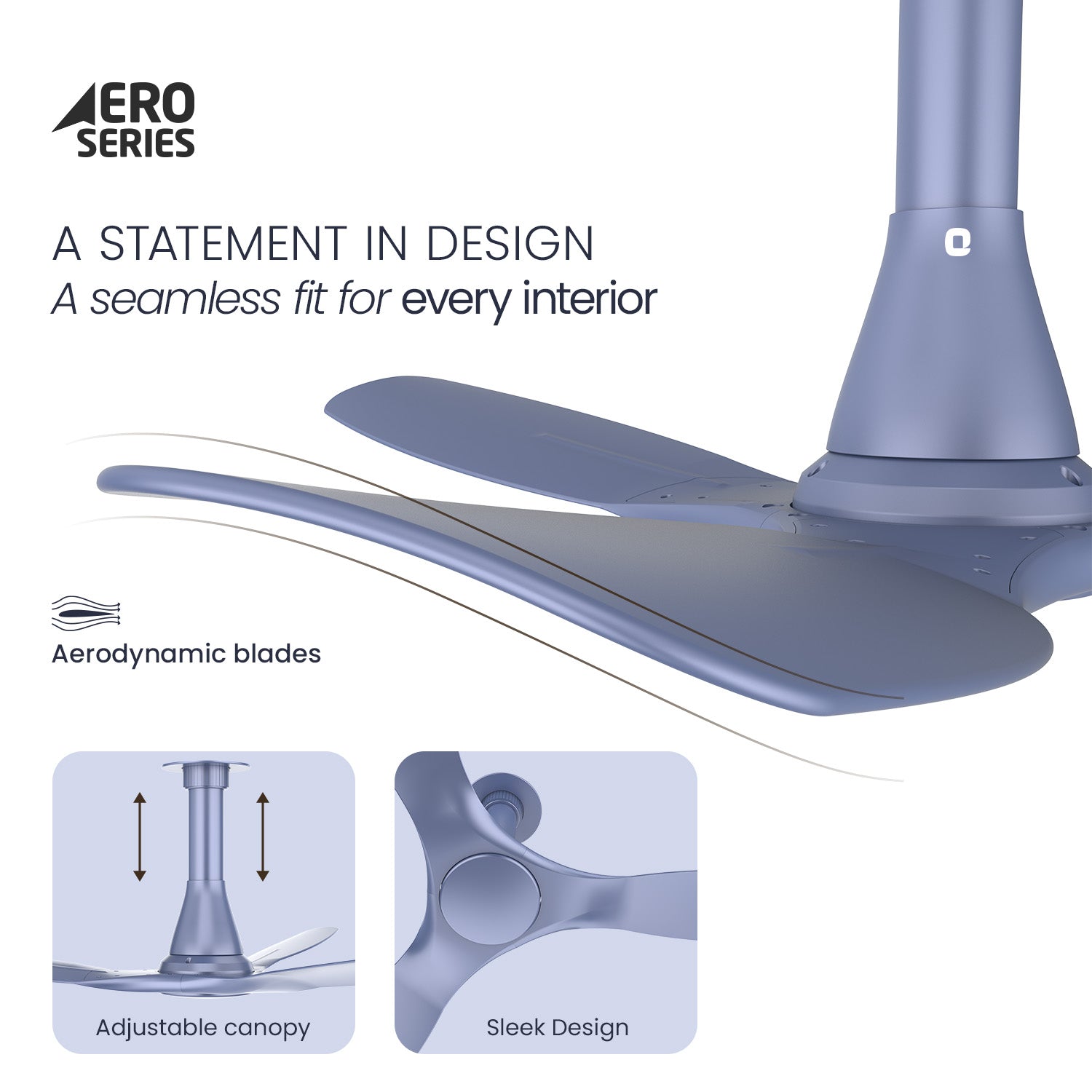Aerosleek 5 Star Rated Premium BLDC Fan with Remote