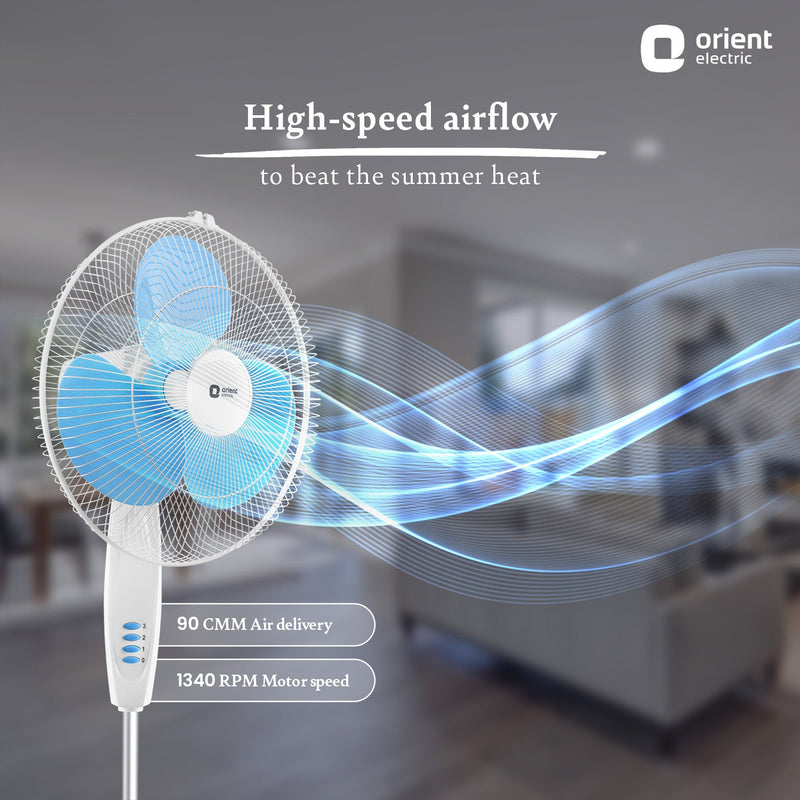 400MM Stand 82 High Speed Pedestal Fan