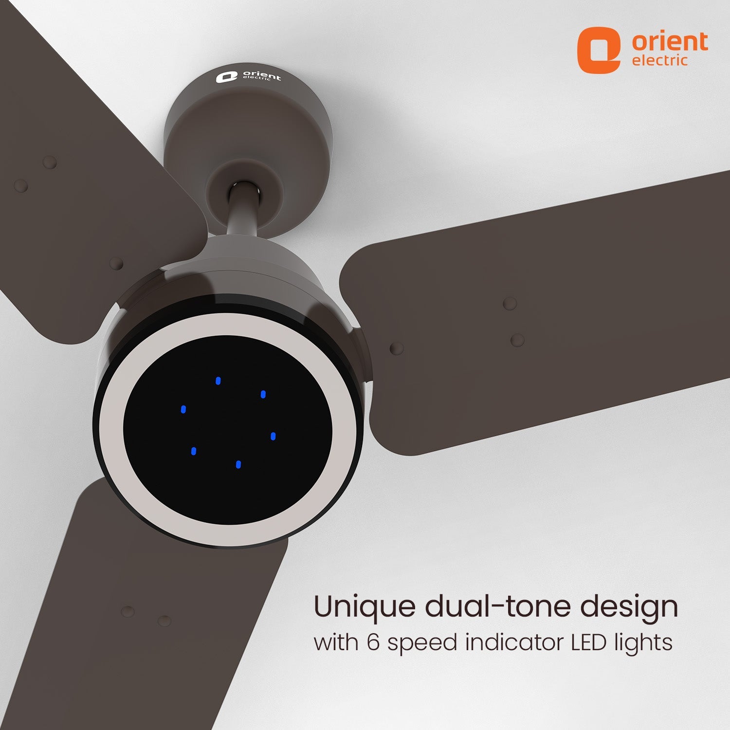 Ecotech Prime CX 5 Star BLDC Ceiling Fan with LED Indicator Light
