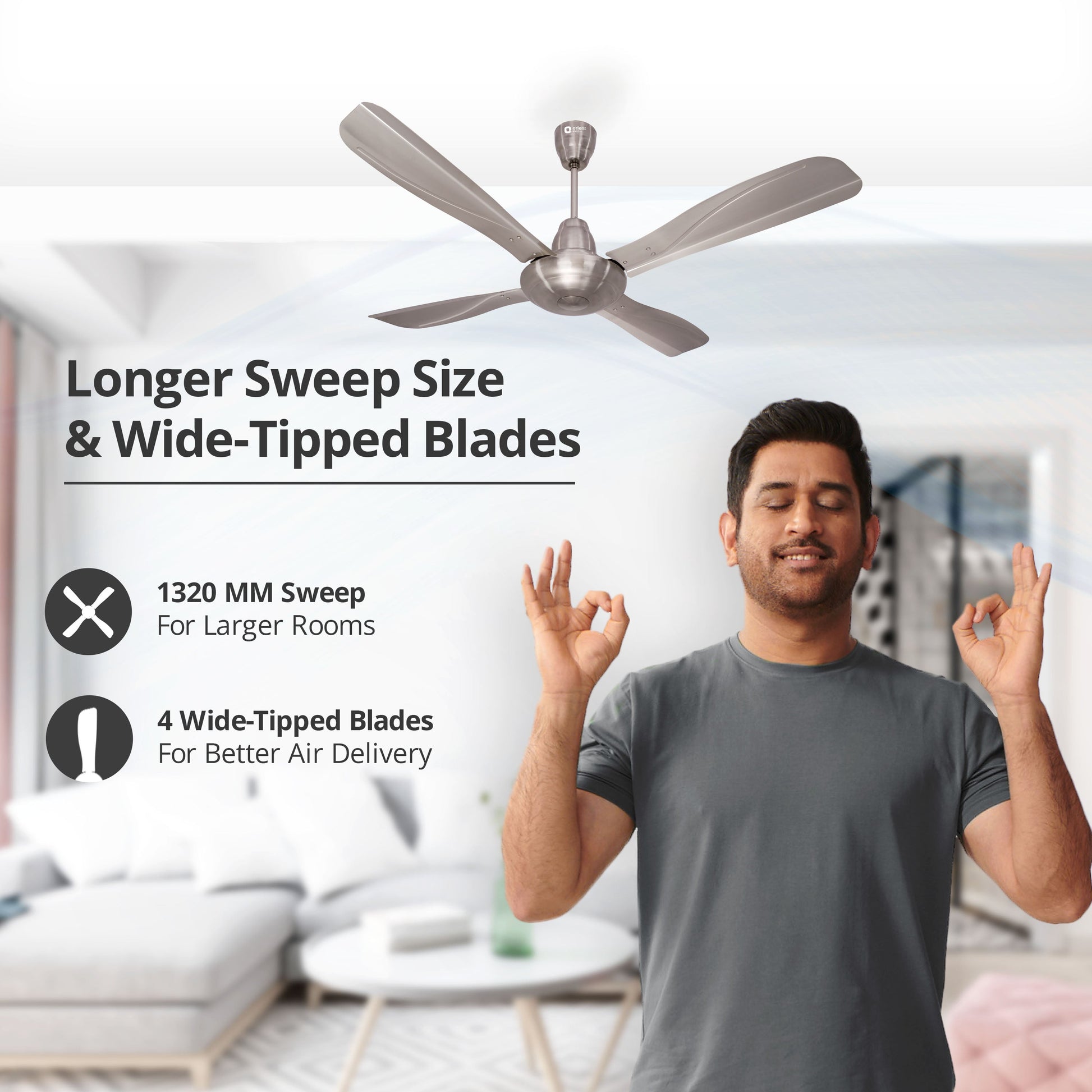 Stallion 4 Blade Ceiling Fan