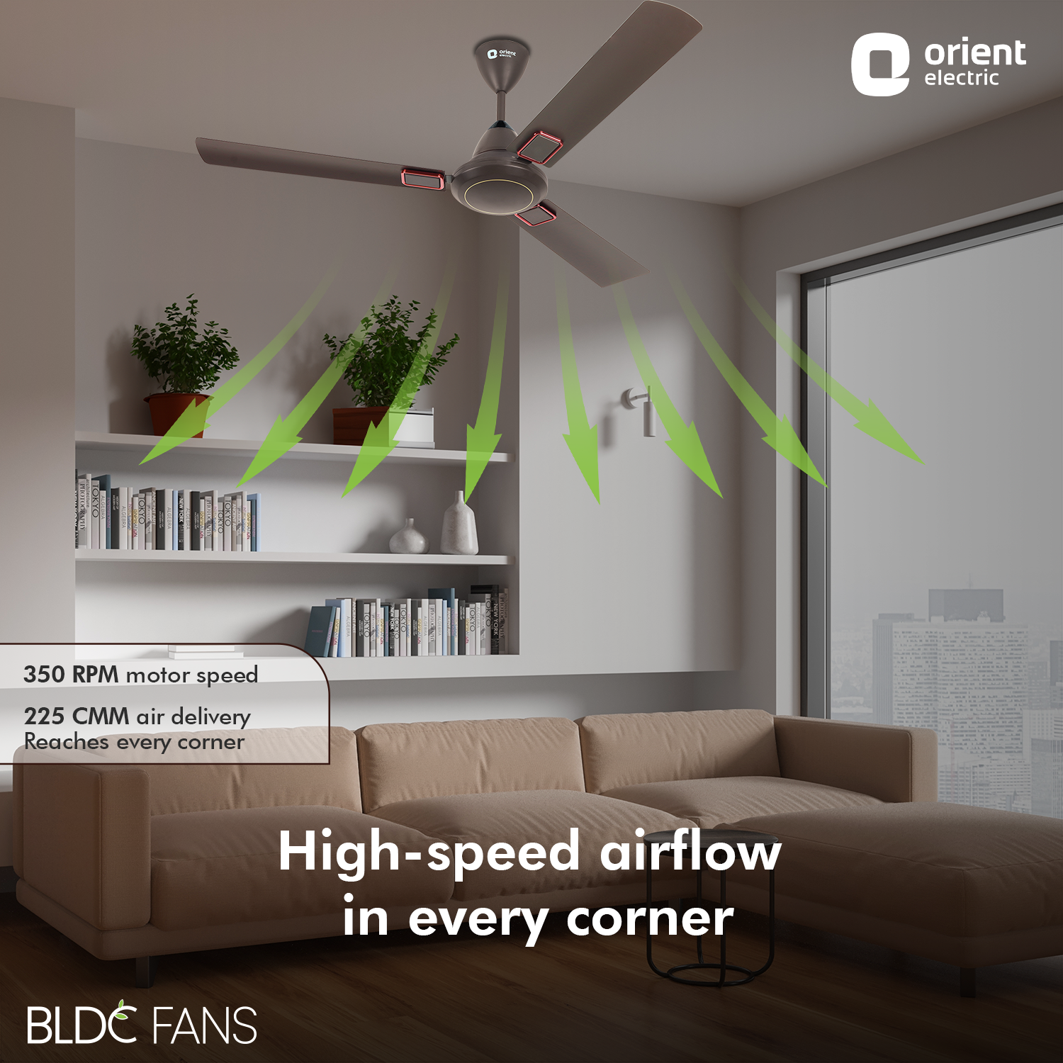 I-Falcon Deco BLDC Ceiling Fan