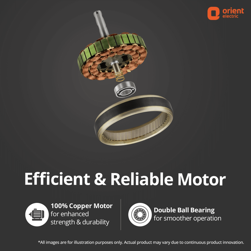 Rapid Air High Speed Ceiling Fan | 2-Year Warranty