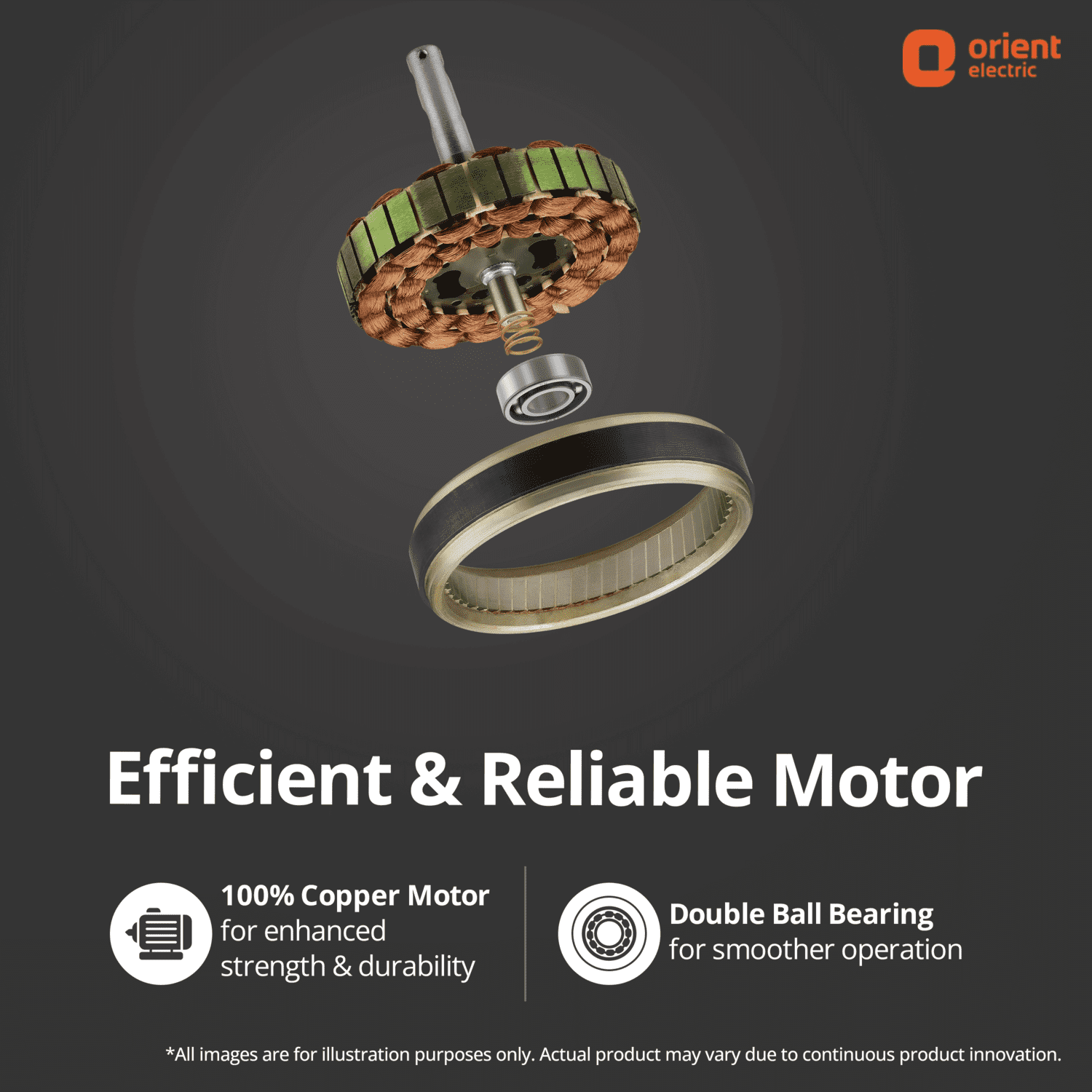 Rapid Air Deco High Speed Ceiling Fan