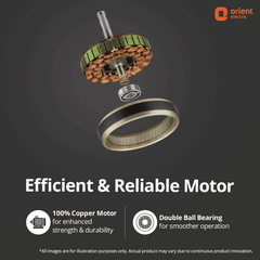 Rapid Air Deco High Speed Ceiling Fan