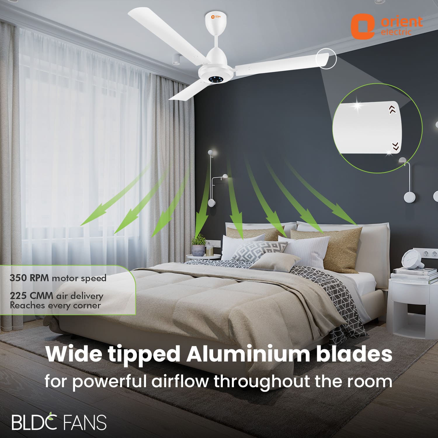 I-Falcon BLDC Ceiling Fan With Light & Remote