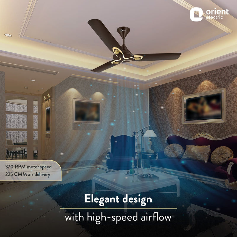 Jazz Art 1200 mm Decorative Ceiling Fan | 2-Year Warranty