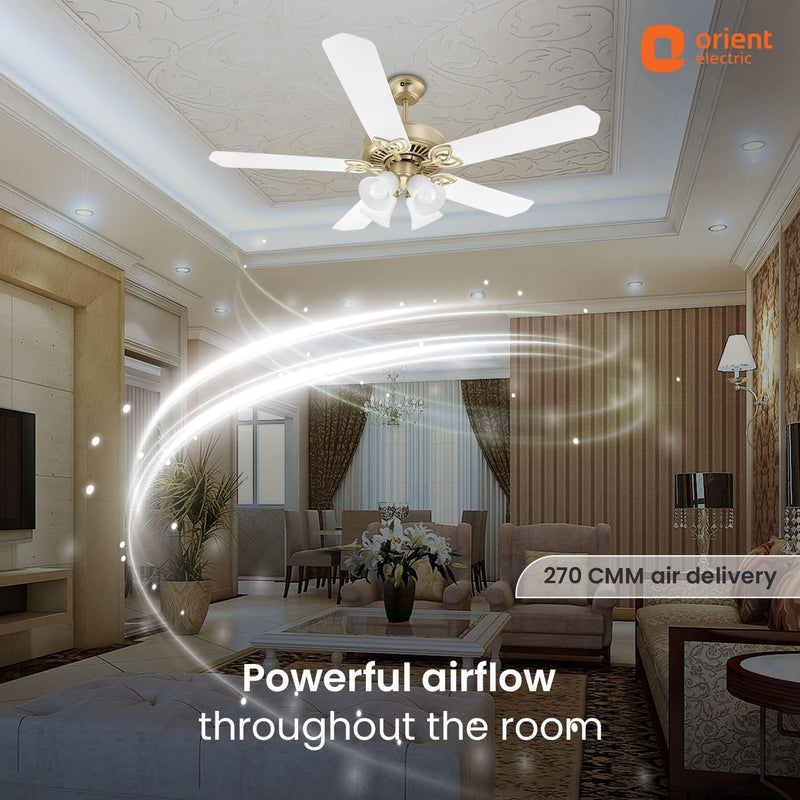 Subaris Underlight Premium Ceiling Fan with Remote | 2-year Warranty