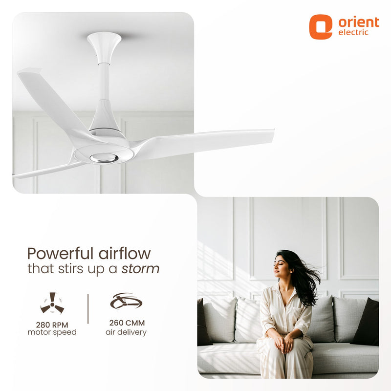 Aerostorm Premium Ceiling Fan | 2-year Warranty