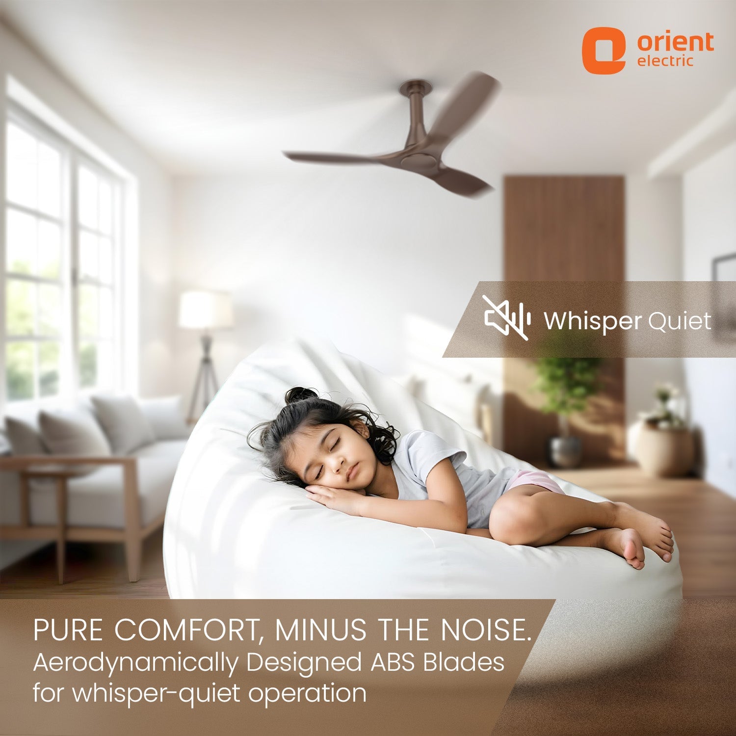 Aerosleek 5 Star Rated Premium BLDC Fan with Remote