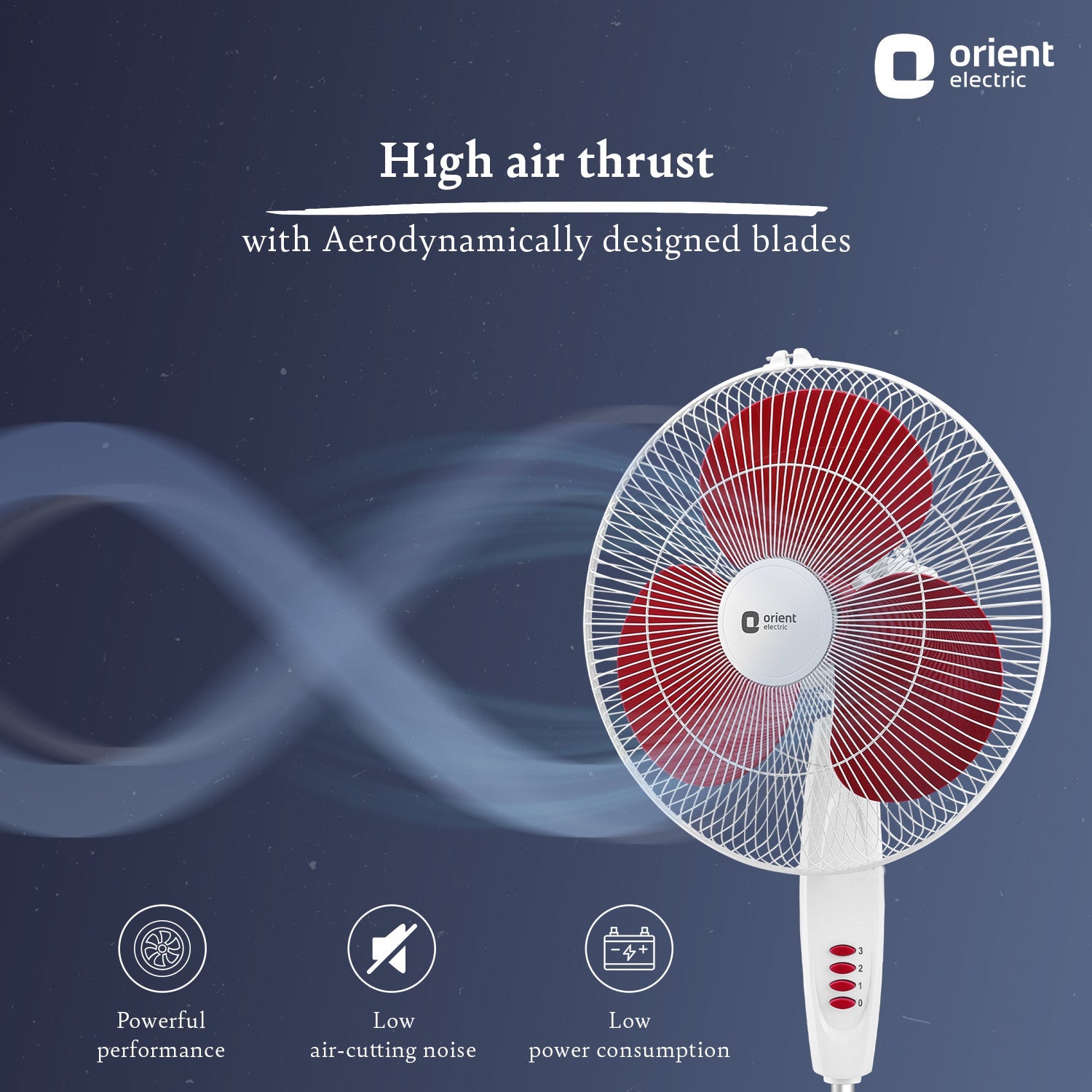 400MM Stand 82 High Speed Pedestal Fan