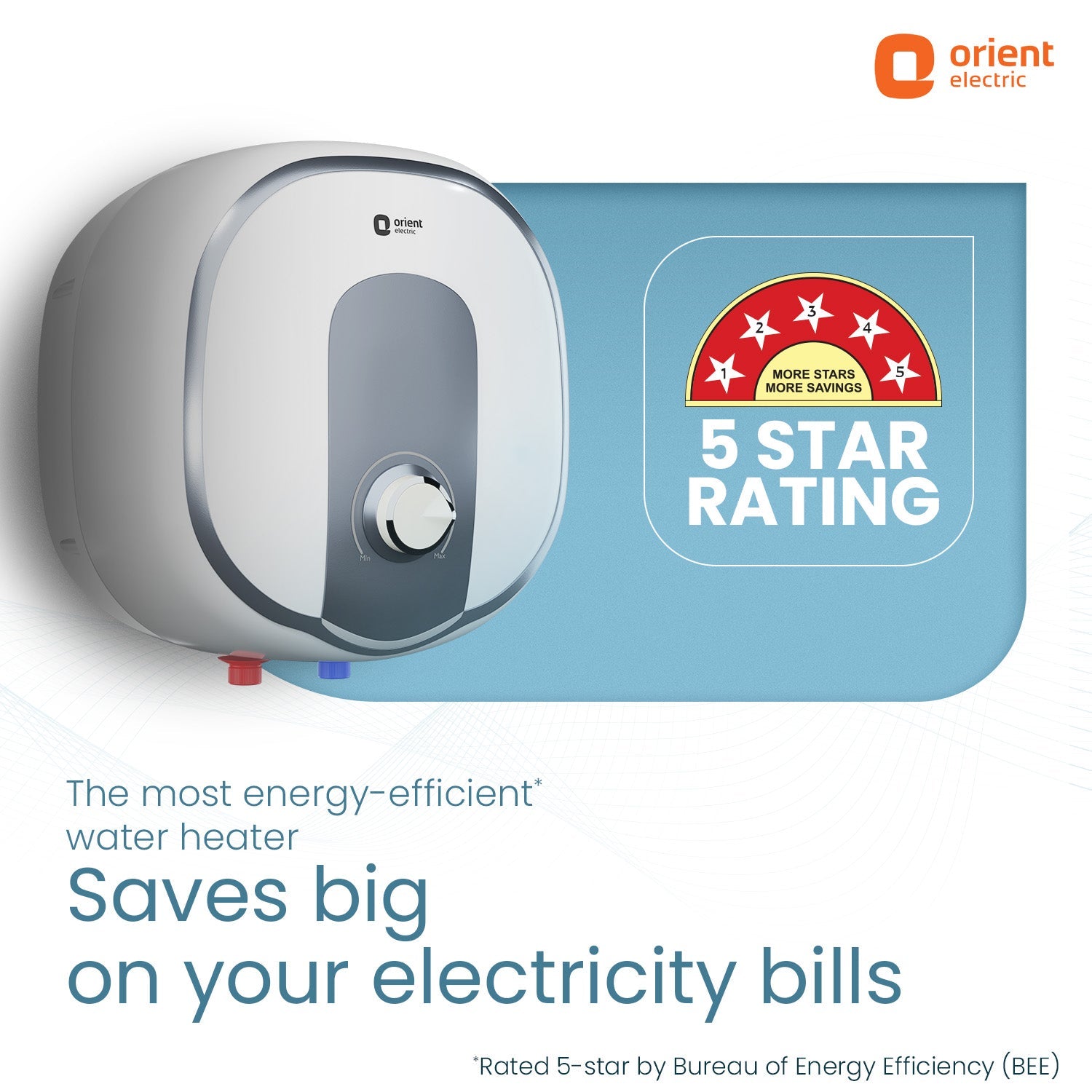Aquator 5-Star Water Heater (Geyser) | Suitable for High-rise Buildings | 7 Year Tank Warranty | Free Installation and Connecting Pipes