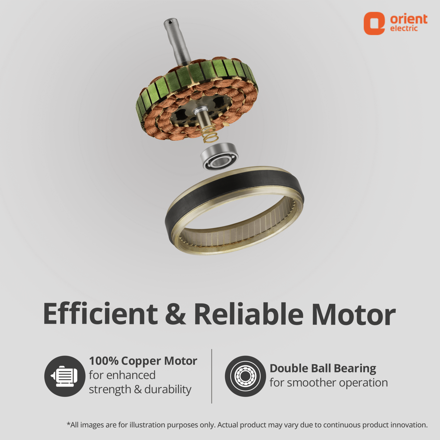 Rapid Air High Speed Ceiling Fan | 2-Year Warranty