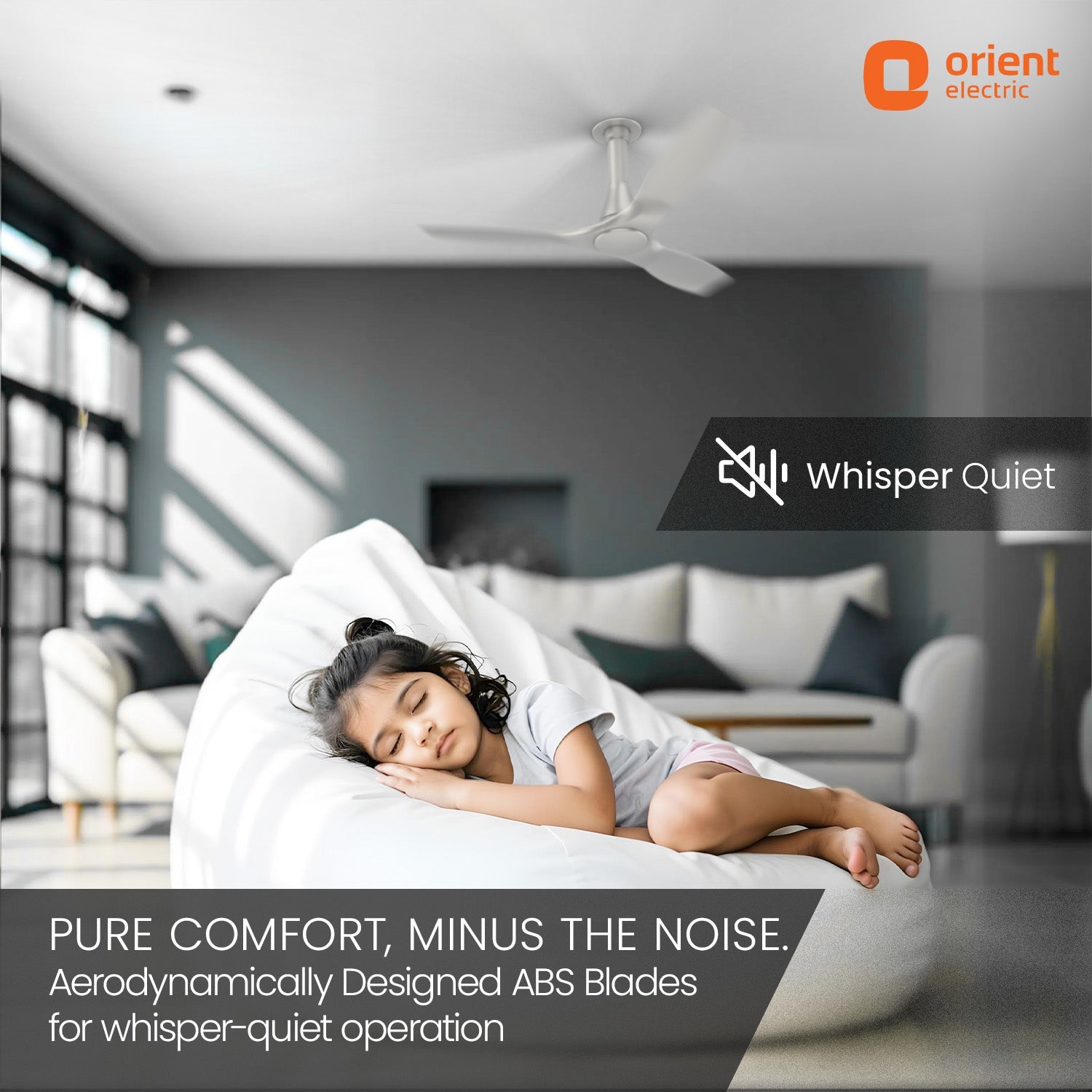 Aerosleek 5 Star Rated Premium BLDC Fan with Remote
