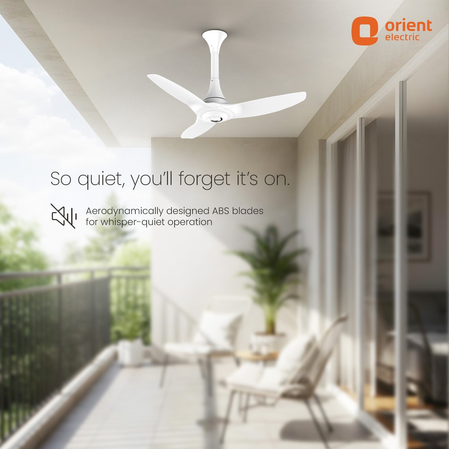 Aeroquiet Baby Premium Ceiling Fan | 2 Year-Warranty