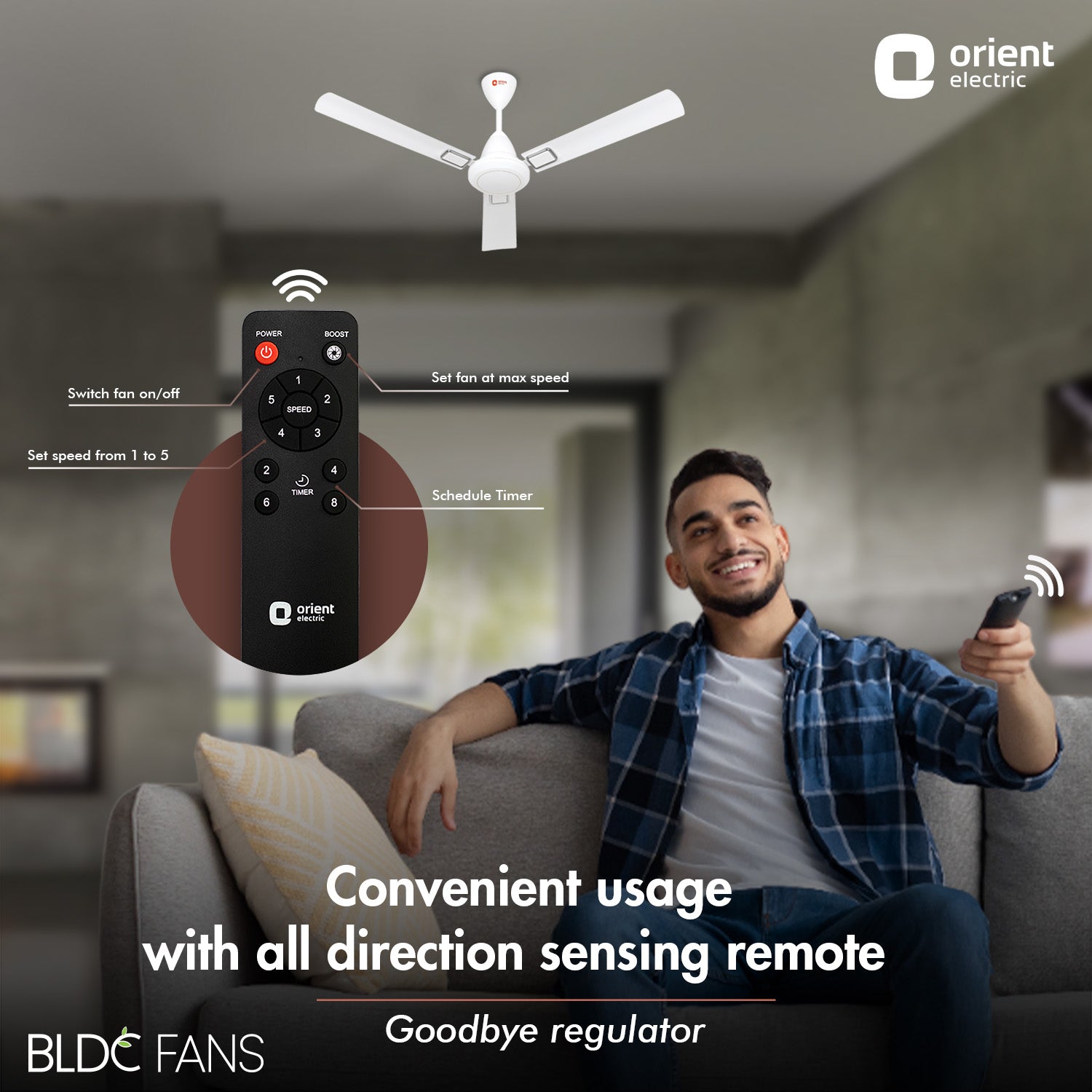 I-Falcon Deco BLDC Ceiling Fan