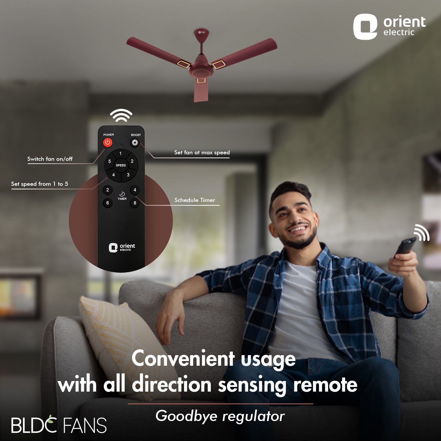 I-Falcon Deco BLDC Ceiling Fan