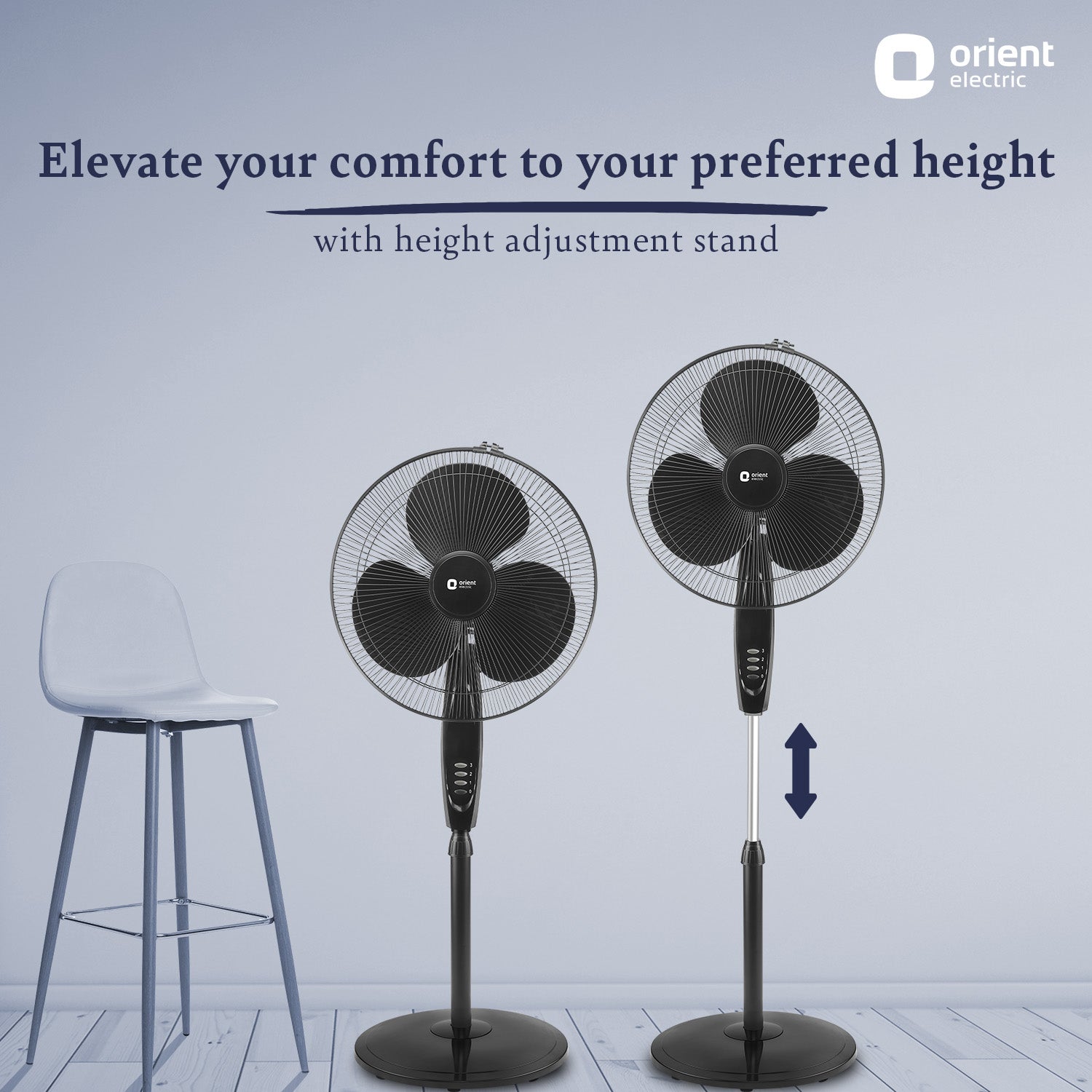 400MM Stand 82 High Speed Pedestal Fan